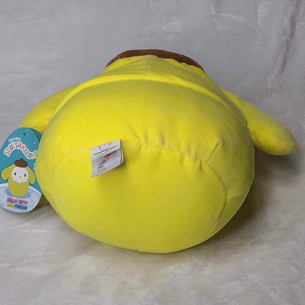 Hello Kitty Squishmallow Plush Pompompurin Costume Hoodie 8" Removable Hood NWT - Picture 13 of 14